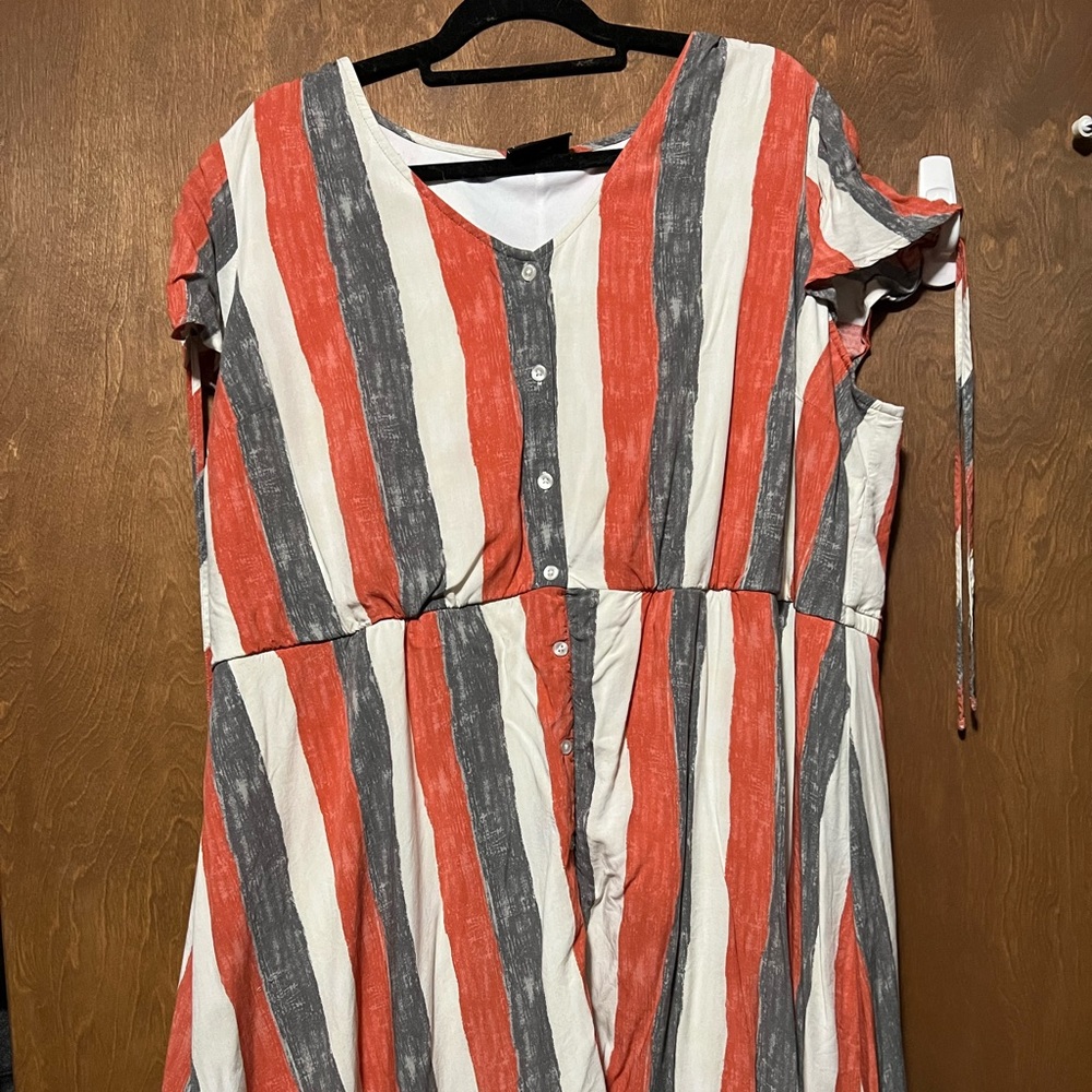 Lane Bryant stripe dress size 22